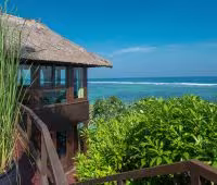 Villa Bidadari Cliffside Estate, View on ocean and Luxury Cabana